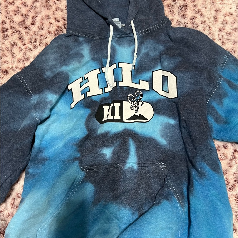Blue Tie-Dye Hilo Hoodie